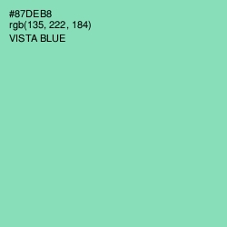 #87DEB8 - Vista Blue Color Image